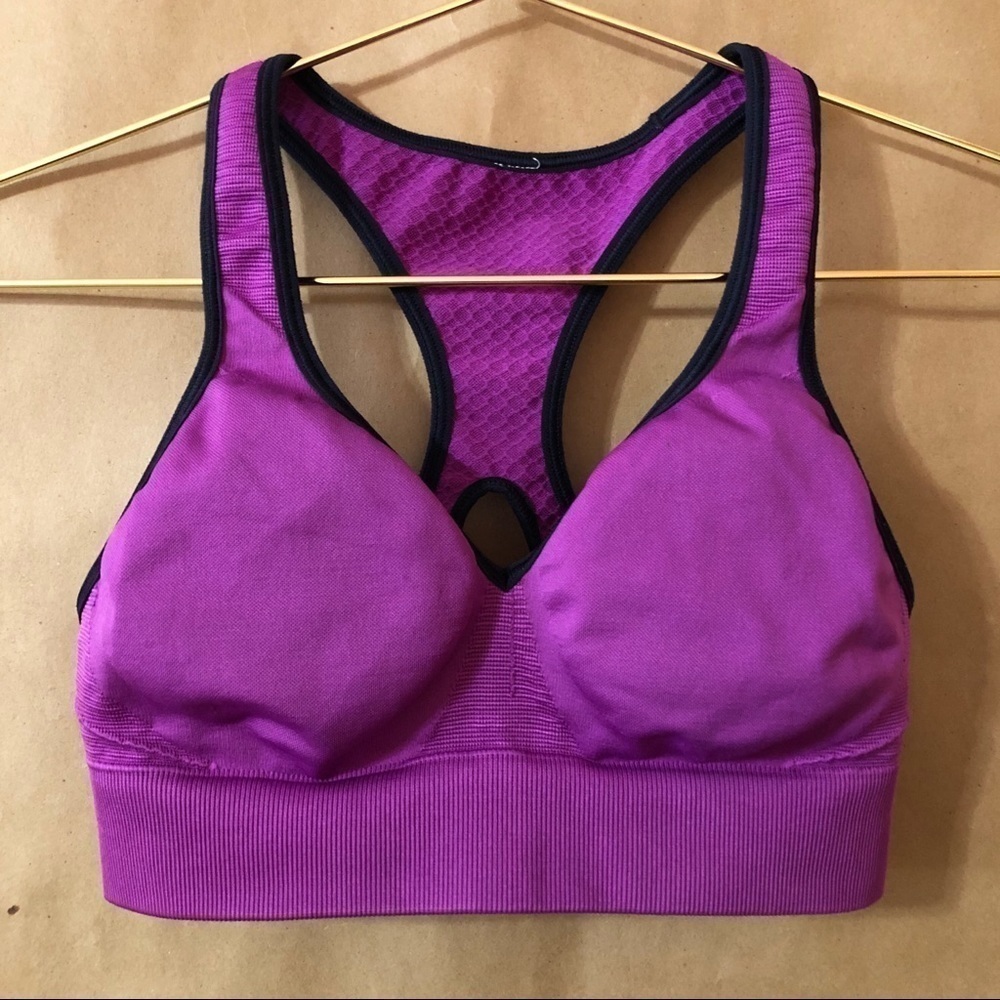 Lululemon | Go Steady Racerback Sports Bra Ultra Violet Workout Training Size 2